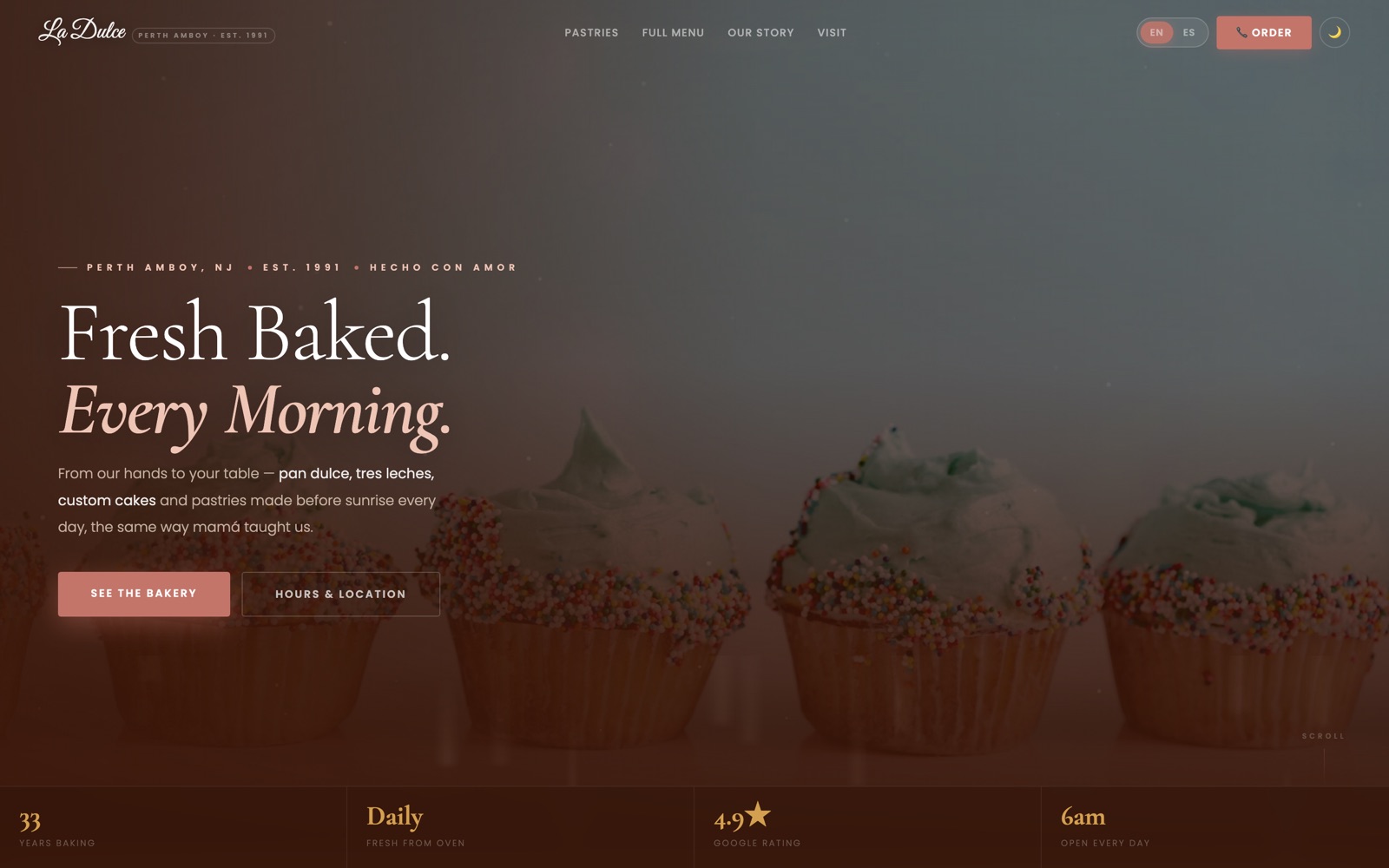 La Dulce website