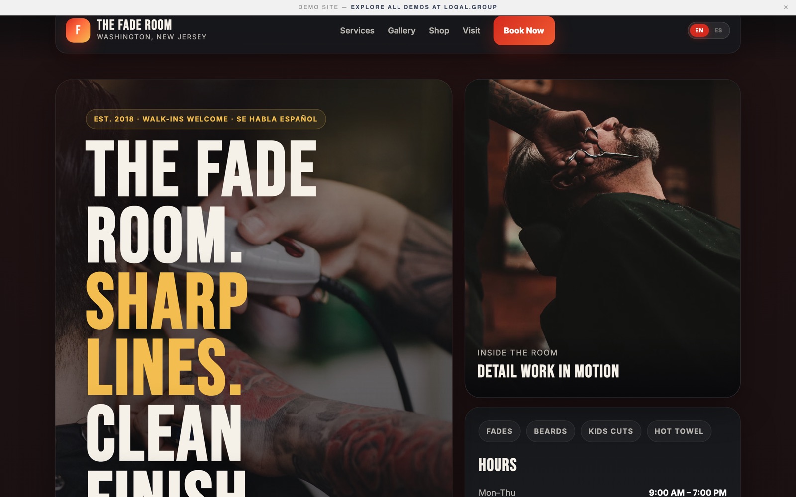 The Fade Room website