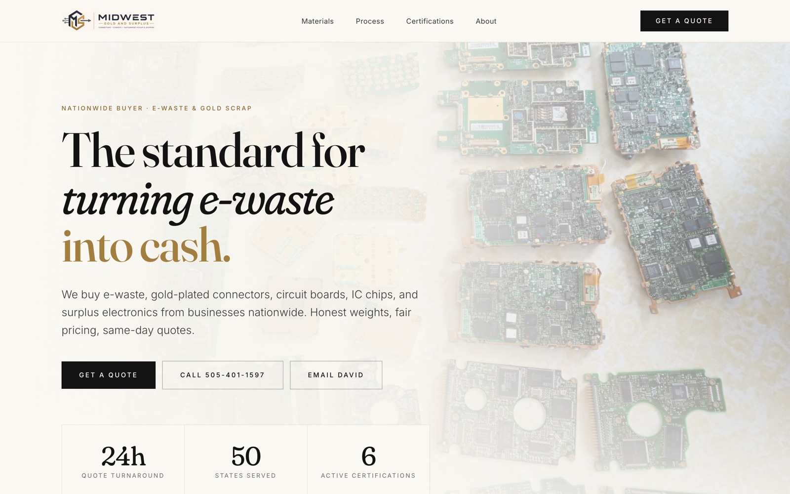 Midwest Gold & Surplus website